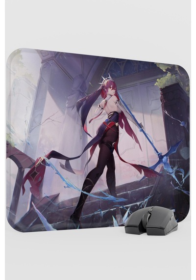 Rosaria Genshin Impact Anime Oyuncu V2 - 48x40 Xl Gaming Mouse Pad Fare Altlığı