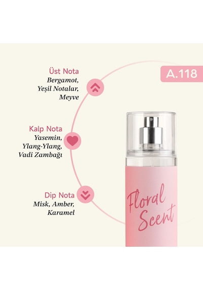 Mad A118 Kadın Perfume Body Mist 200 ML
