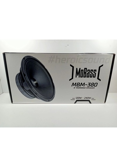Mobass 20cm Midrange Mobass Mbm-380 240w 120rms Midrange