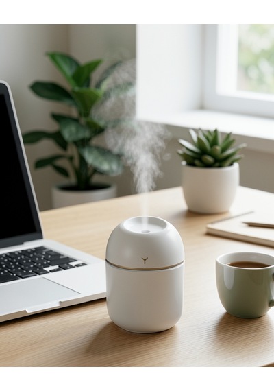 Mini Hava Nemlendirici Usb Bağlantılı Led Işıklı Aromaterapi Difüzörü