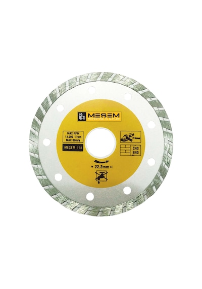 Meşem Granit Mermer Kesici Elmas Testere 180    MM