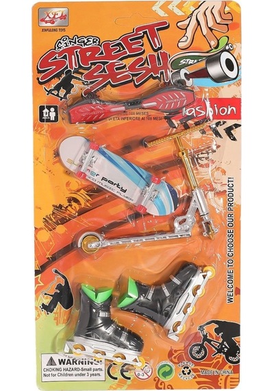 Kzl-012-a7 Kartela Kaykay Paten Scooter Oyun Seti -kızılkaya Kırmızı