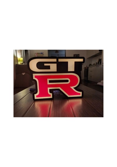 Nissan Gtr Logo 17 Cm Işık Dahil Değildir