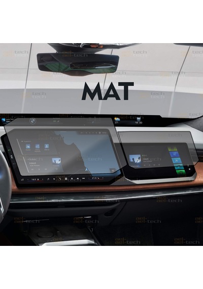 Bmw İ7 Uyumlu Mat Görünüm Multimedya Ve Sağ Yolcu Ekran 9h Nano Ekran Koruyucu 2026-2027