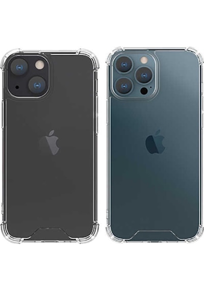 Apple Uyumlu  iPhone 13 Mini Kılıf Şeffaf Nitro Anti Shock Kapak (524146313) Renksiz
