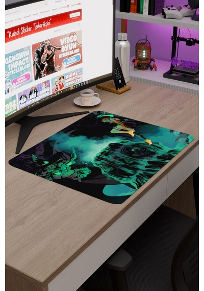 Hades 2 Kaymaz Dikişli Kauçuk Oyuncu Mousepad V5 - 48x40 Xl Gaming Mouse Pad Fare Altlığı