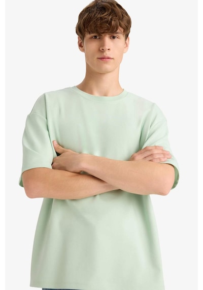 Defacto Oversize Geniş Kalıp Ütü Gerektirmeyen Bisiklet Yaka Kısa Kollu Basic Düz Ağır Kumaş Tişört X3926az25spgn1180 Yeşil Defacto Oversize Geniş Kalıp Ütü Gerektirmeyen Bisiklet Yaka Kısa Kollu Basic Düz Ağır Kumaş Tişört X3926az25spgn1180 Yeşil