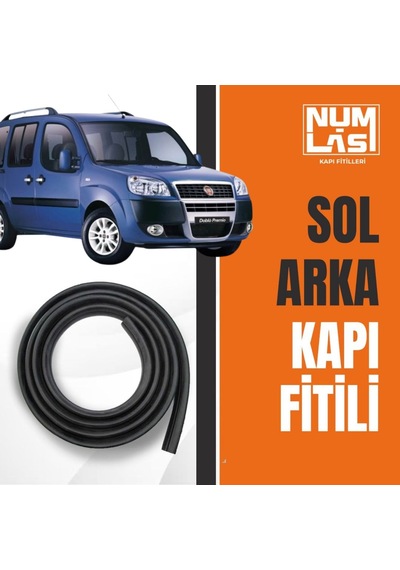 Fiat Doblo 2005-2010 Sol Arka Kapı Fitili-a Kalite-numlas-nm4283