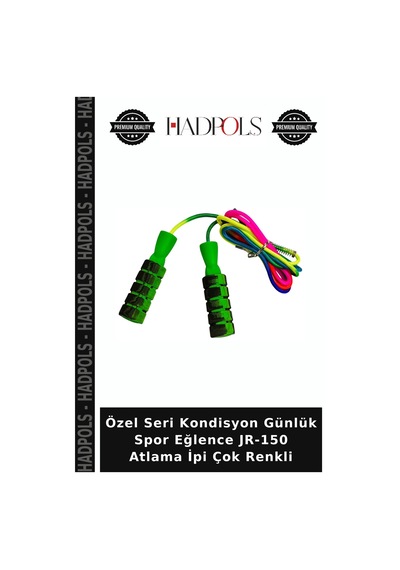 Özel Seri Kondisyon Günlük Spor Eğlence Jr-150 Atlama İpi Çok Renkli