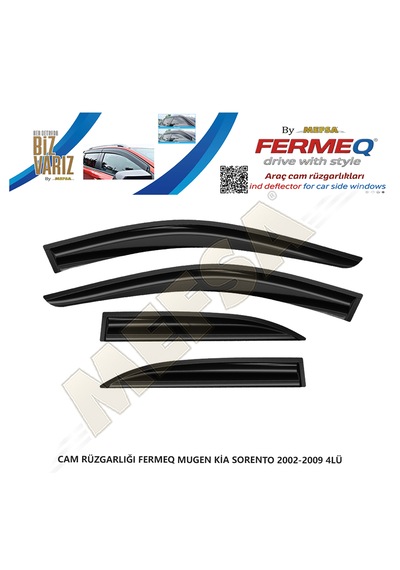 Cam Rüzgarlığı Fermeq Mugen Kia Sorento 2002-2009 4lü