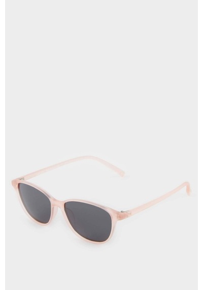 Defacto Yuvarlak Açık Turuncu Plastik Çerçeve Siyah Cam Polarize Güneş Gözlüğü Kız Çocuk F4367A8NS