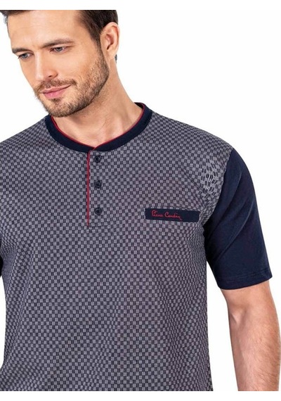Pierre Cardin Yazlık Damatlık 3'Lü Pijama Takımı Kutulu 5481