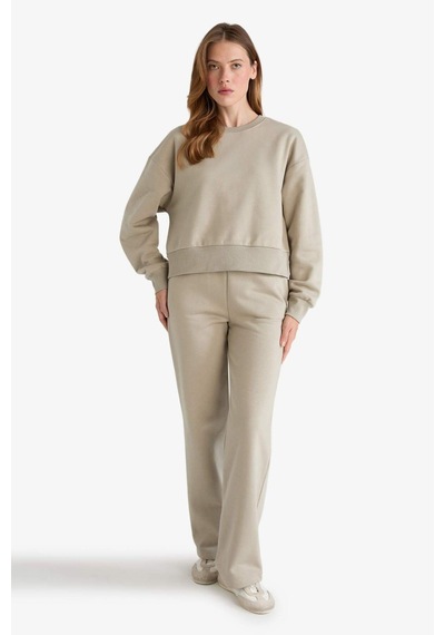 Defacto Boxy Fit Bisiklet Yaka Basic Düz Sweatshirt B8568ax25aukh475 Haki Defacto Boxy Fit Bisiklet Yaka Basic Düz Sweatshirt B8568ax25aukh475 Haki