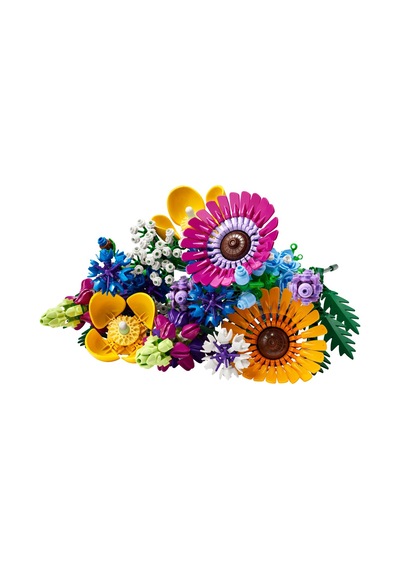 Botanicals Kır Çiçekleri Buketi 10313 Yetişkinler İçin 8 Tür Kır Çiçeği İçeren Dekoratif Model Yapım Seti 939 Parça