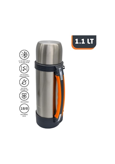 Rox Camping 1100 Kamp Termos 1.1 Lt Gri