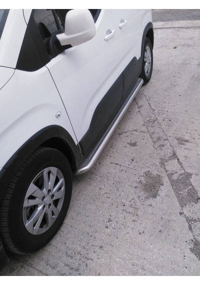 Toyota Proace 2019+ Krom Saclı Yan Basamak + Çiftli Bıyık + Arka Koruma 3 Lü Set