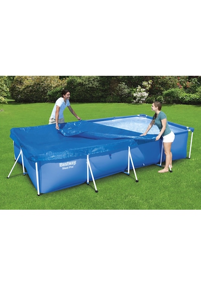 Bestway 58107 Dikdörtgen Havuz Örtüsü - 4,00 M X 2,11 M Yerüstü Havuzlar İçin