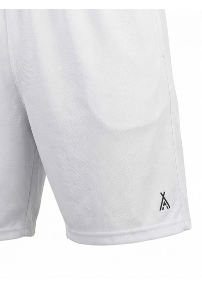 Orendahill Erkek Spor Şort Hızlı Kuruyan Esnek Regular Fit Trim Biyeli Activewear Beyaz