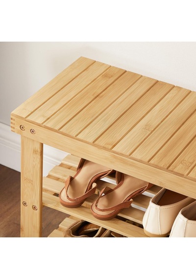 Ayakkabı Rafı, Ayakkabı Dolabı, Oturma Banklı, Bambu, 3 Raf Zeminli, 70 X 28 X 45 Cm, Koridor, Banyo, Oturma Odası Ve Antre İçin Ideal Lbs04n Diğer Ayakkabı Rafı, Ayakkabı Dolabı, Oturma Banklı, Bambu, 3 Raf Zeminli, 70 X 28 X 45 Cm, Koridor, Banyo, Oturma Odası Ve Antre İçin Ideal Lbs04n Diğer