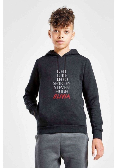 Tshirthane The Haunting Of Hill House Characters Name Baskılı Çocuk Sweat (528631672)