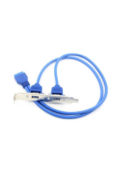 4992 19 Pin USB 3.0 Arka Pci Panel Braketi 2 Port Çoklayıcı Kablo 4992 19 Pin USB 3.0 Arka Pci Panel Braketi 2 Port Çoklayıcı Kablo