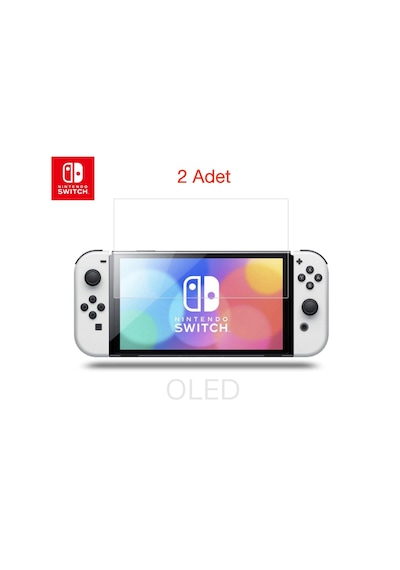 Nintendo Switch Oled Ekran Koruyucu Temperli Cam Premium Pro 9H 2