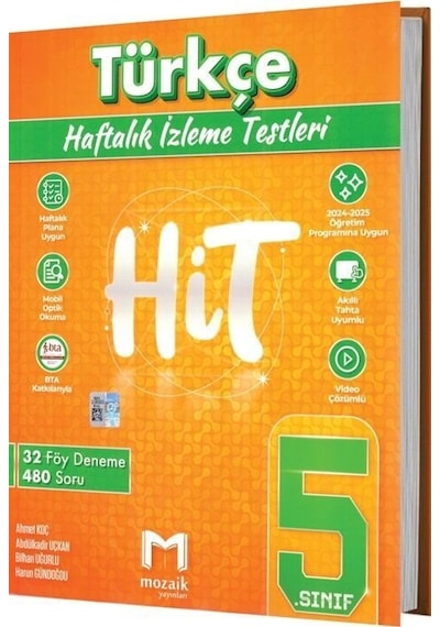 5. Sınıf Türkçe Hit 32 Deneme Mozaik Yayınları