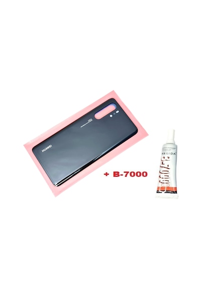 P30 Pro Arka Kapak Batarya Pil Kapağı Cam+b-7000 Siyah