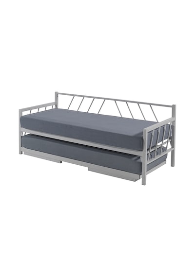 Bedliga Glory Yavrulu Daybed Tek-Çift Kişilik Metal Karyola Beyaz