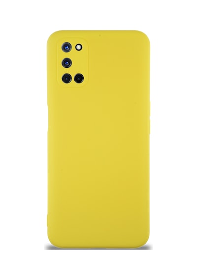 Oppo A92 Kapak İçi Kadife Kamera Korumalı Lansman Silikon Kılıf