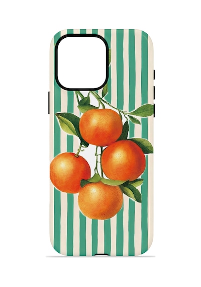 Apple iPhone Uyumlu 15 Pro Vorian Çift Katmanlı Kılıf Italian Orange Orchard