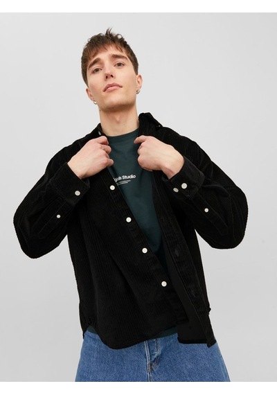 Jack & Jones Jack&jones Oversize Siyah Erkek Gömlek 12239321 001