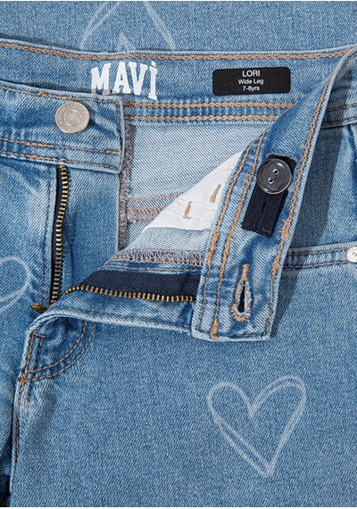 Mavi Lori Açık Mavi Kız Çocuk Jean Pantolon M7010036-89486 Açık Mavi