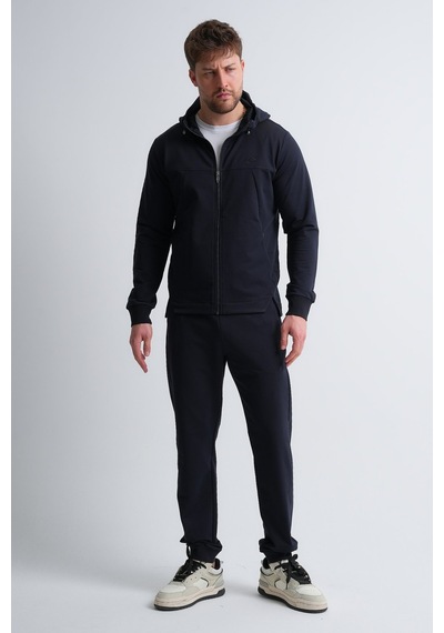 Shooter Sportswear Shooter Erkek Fermuarlı Kapüşonlu Gizli Cep Detaylı Eşofman Takımı Lacivert Shooter Sportswear Shooter Erkek Fermuarlı Kapüşonlu Gizli Cep Detaylı Eşofman Takımı Lacivert