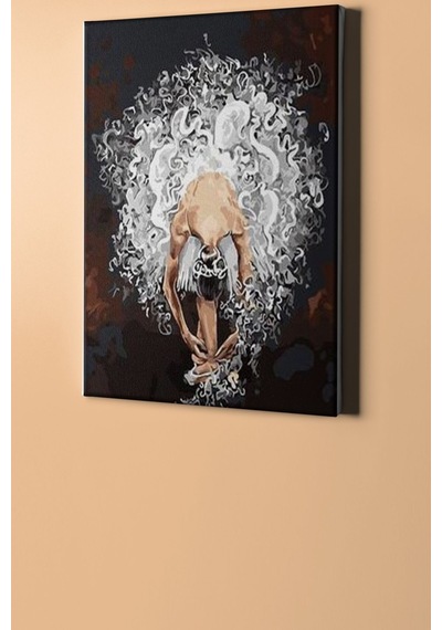 Webstyle Sayılarla Boyama Seti Kasnaklı Art Balerin 40 X 50 Cm