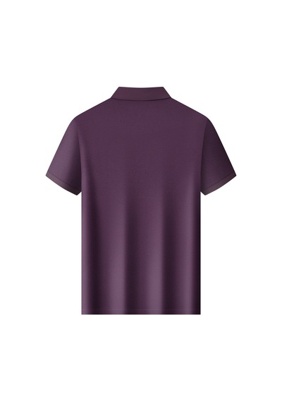 New Performance Premium Polo T-shirt %100 Pamuk Mercerize Mor