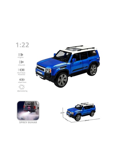 Vardem Oyuncak Çek Bırak 1:22 Sesli Ve Işıklı Buharlı Jeep Vrd-hcl-521a