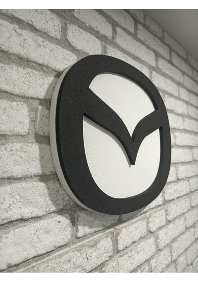Mazda Logo 50x50 Mazda Araç Logo Mazda Marka Logo Mazda 3d Logo