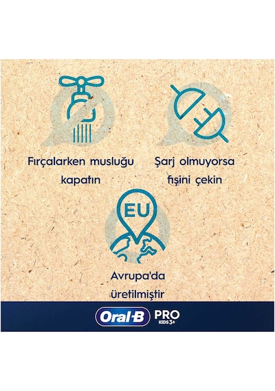 ORAL B Vitality Pro Spiderman Özel Seri Çocuklar İçin Şarj Edilebilir Diş Fırçası D103