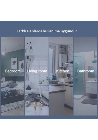 2 Adet Digital Lcd Termometre - Akıllı Sıcaklık Ve Nem Ölçer - Beyaz - Anlık Takip Özelliği