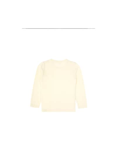 U.S. Polo Assn. Kız Çocuk Krem Düğmeli Bisiklet Yaka Triko Hırka 50316292-VR256