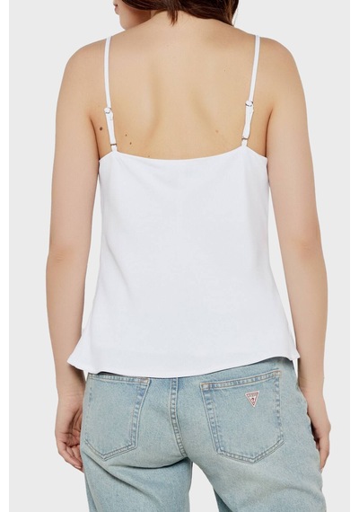Guess Bayan Top W5gh58 Wgld2 G011 Beyaz Beyaz