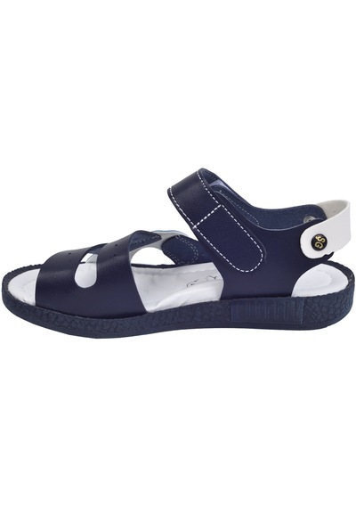 Erkek Çocuk Sandalet Şb 2498-07 Lacivert Beyaz Kırmızı