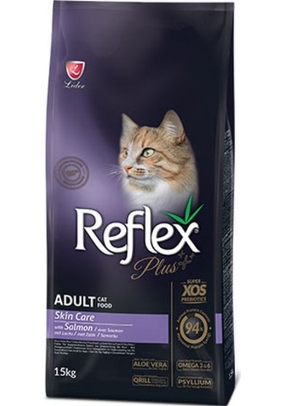Reflex Plus Skin Care Somonlu Yetişkin Kedi Maması 15 KG