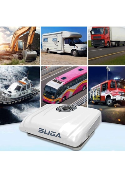Suga Park Kliması Elektrikli Karavan Tavan Kliması - 9000btu - 12v-983 Çok Renkli