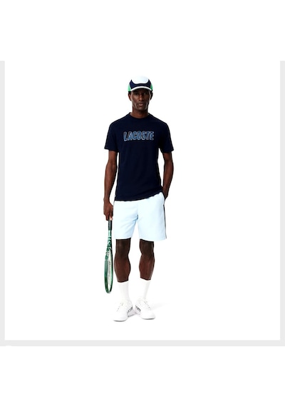 Lacoste Baskılı Tişört Lacivert