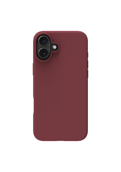 Apple Uyumlu iPhone Buff 16 Plus Magsafe Rubber Fit Silikon Kılıf Plum