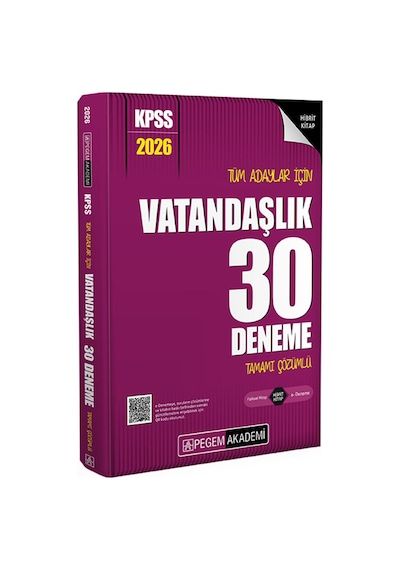 2026 Kpss Gygk Pegem 188 Deneme Seti Türkçe Matematik Tarih Coğrafya Vatandaşlık Branş Deneme Seti