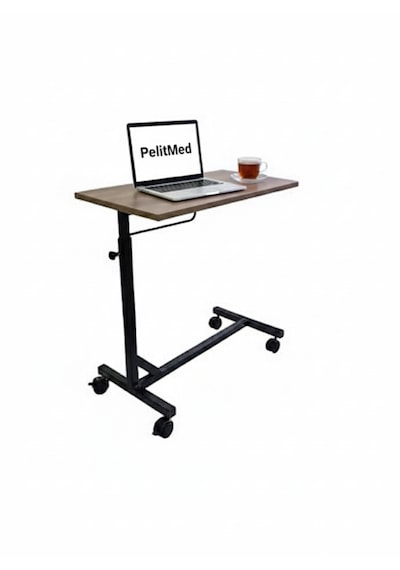 Pelitmed Yükseklik Ayarlı Hasta Yemek Masası