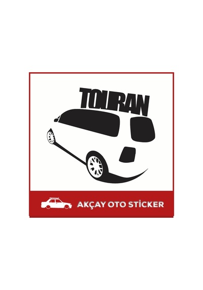 Touran Sticker Araba Sticker Tauran Araç Sticker Arma Sticker